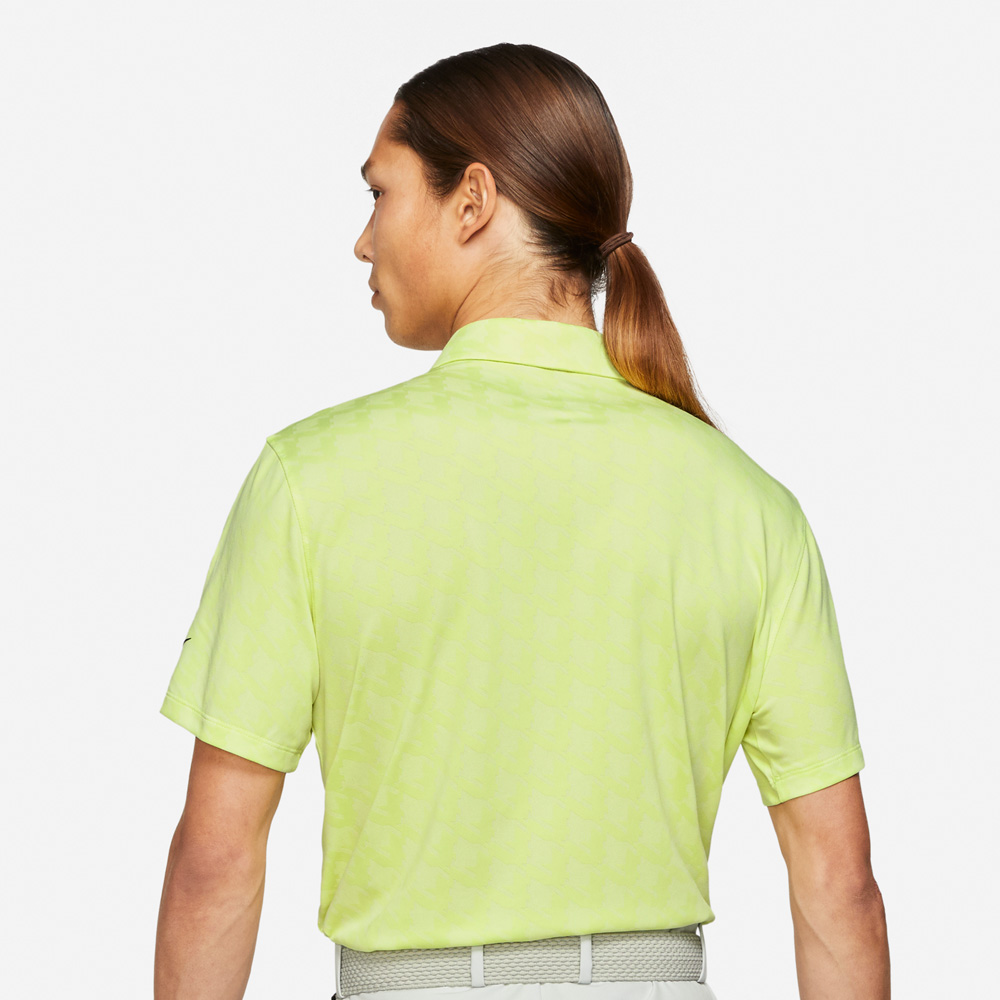 Nike Golf Dri-Fit Vapor Jacquard Polo Shirt  - Light Lemon Twist
