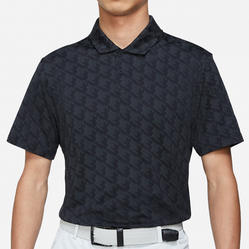 Nike Golf Dri-Fit Vapor Jacquard Polo Shirt  - Black