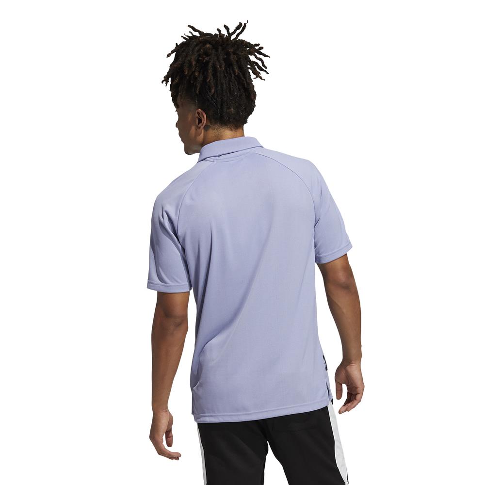adidas Golf Primeblue Two Tone Polo Shirt  - White/Semi Night Flash