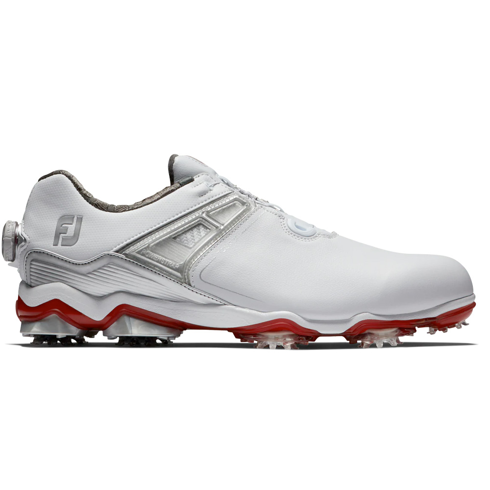 FootJoy Tour-X Boa Mens Golf Shoes  - White/Grey
