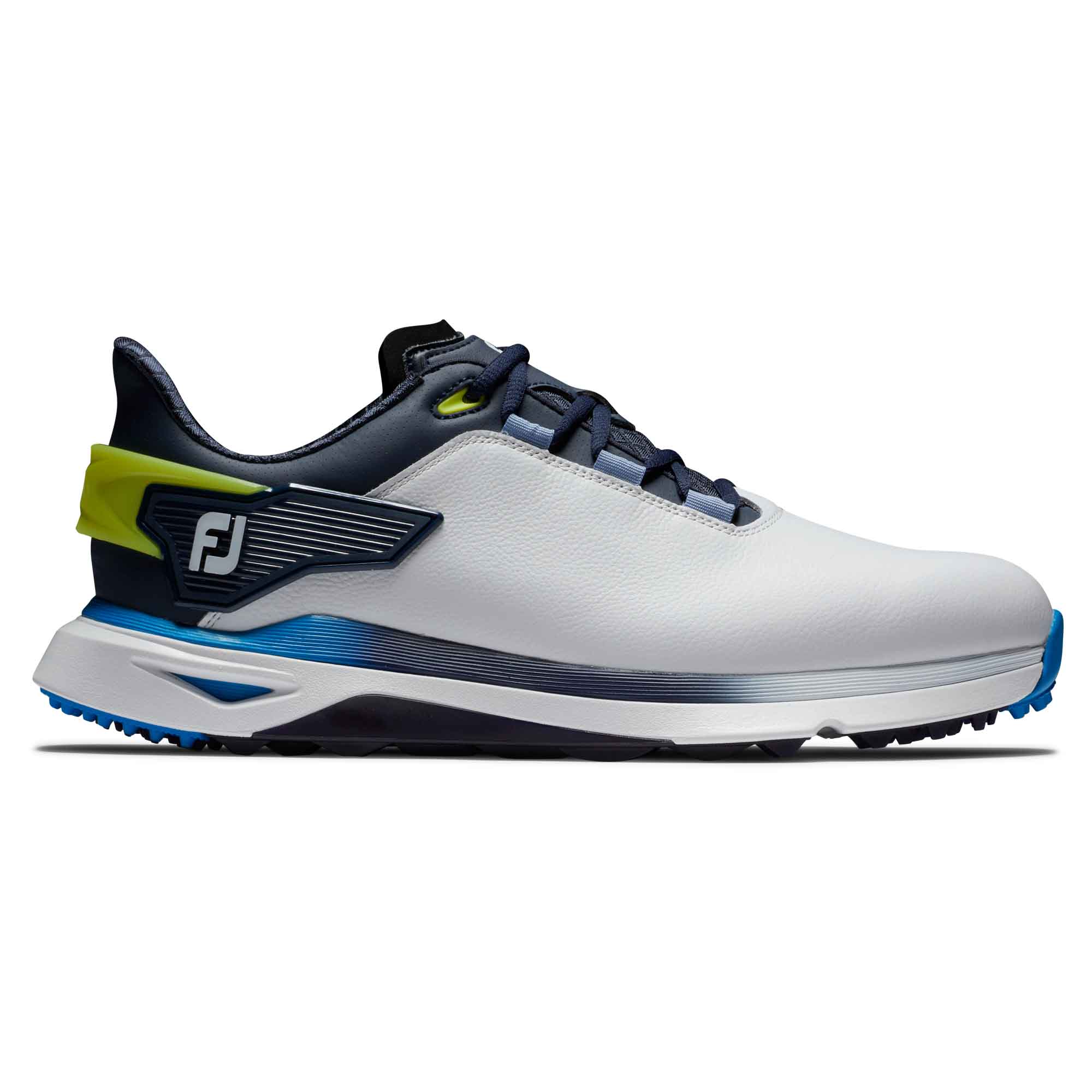 FootJoy PRO|SLX Mens Spikeless Golf Shoes  - White/Navy/Blue