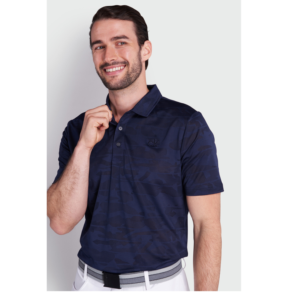 Calvin Klein Mens Pentil Golf Polo Shirt | Scratch72
