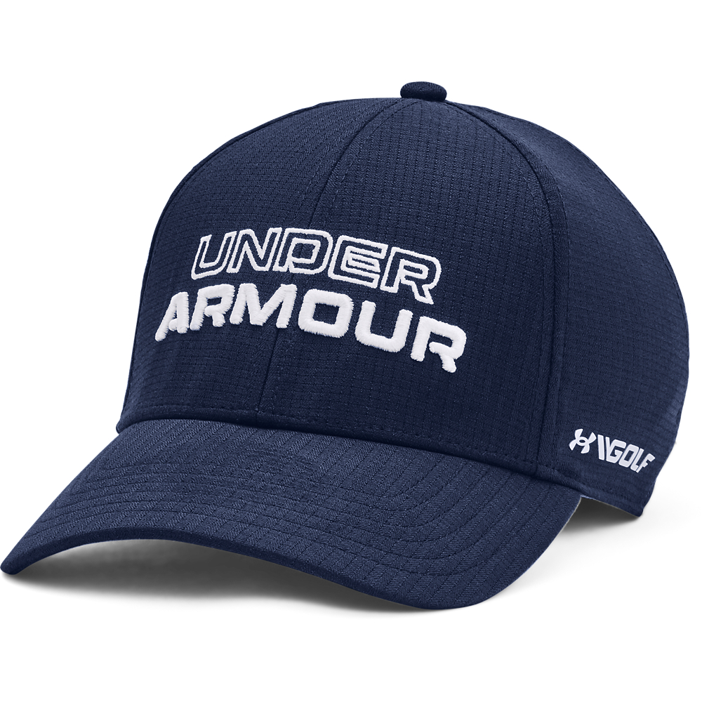 Under Armour Mens UA Jordan Spieth Golf Cap Hat  - Academy/White