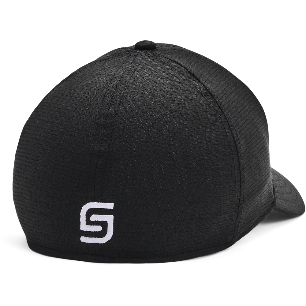 Under Armour Mens UA Jordan Spieth Golf Cap Hat  - Black/White