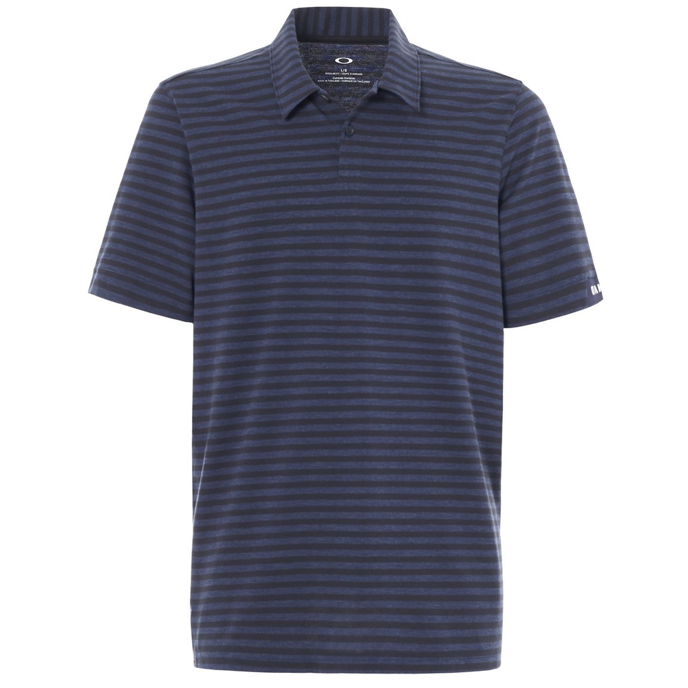 Oakley Golf Speed Stripe Mens Polo Shirt  - Fathom