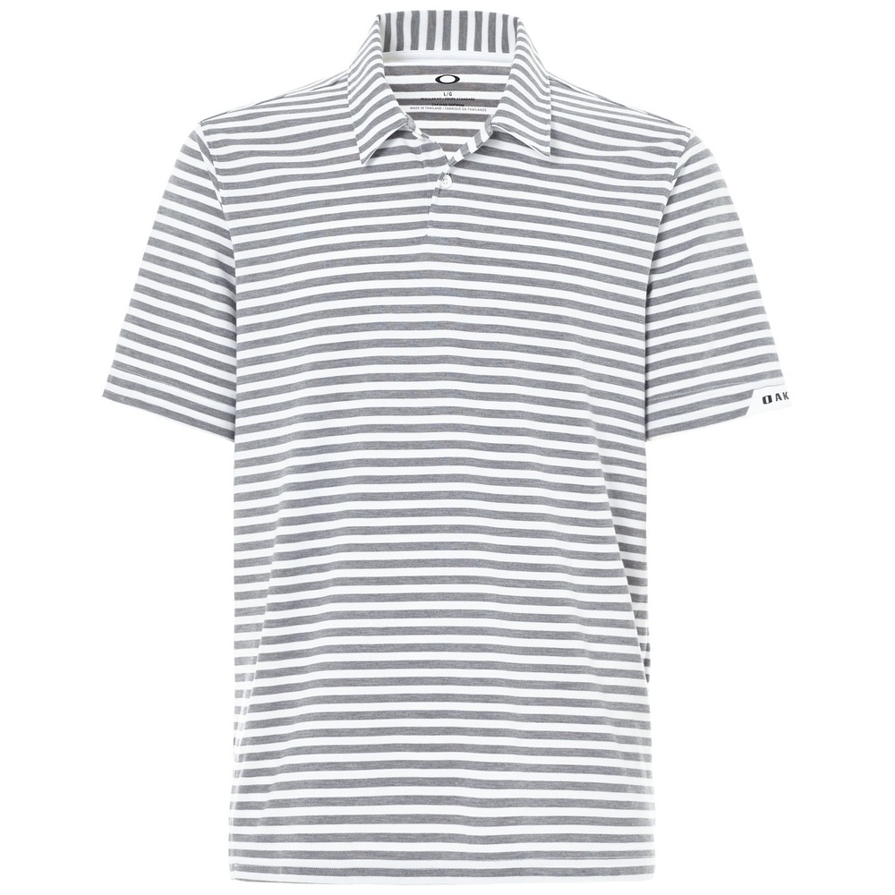 Oakley Golf Speed Stripe Mens Polo Shirt  - White