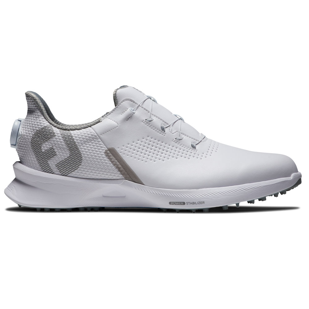 FootJoy Fuel BOA Mens Golf Shoes  - White/Grey