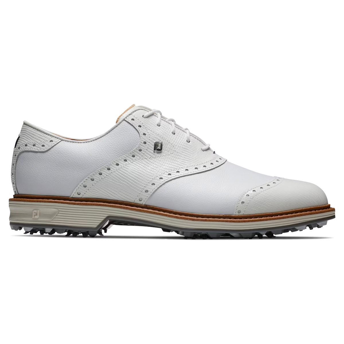 FootJoy Premiere Series Wilcox Mens Spiked Golf Shoes  - White