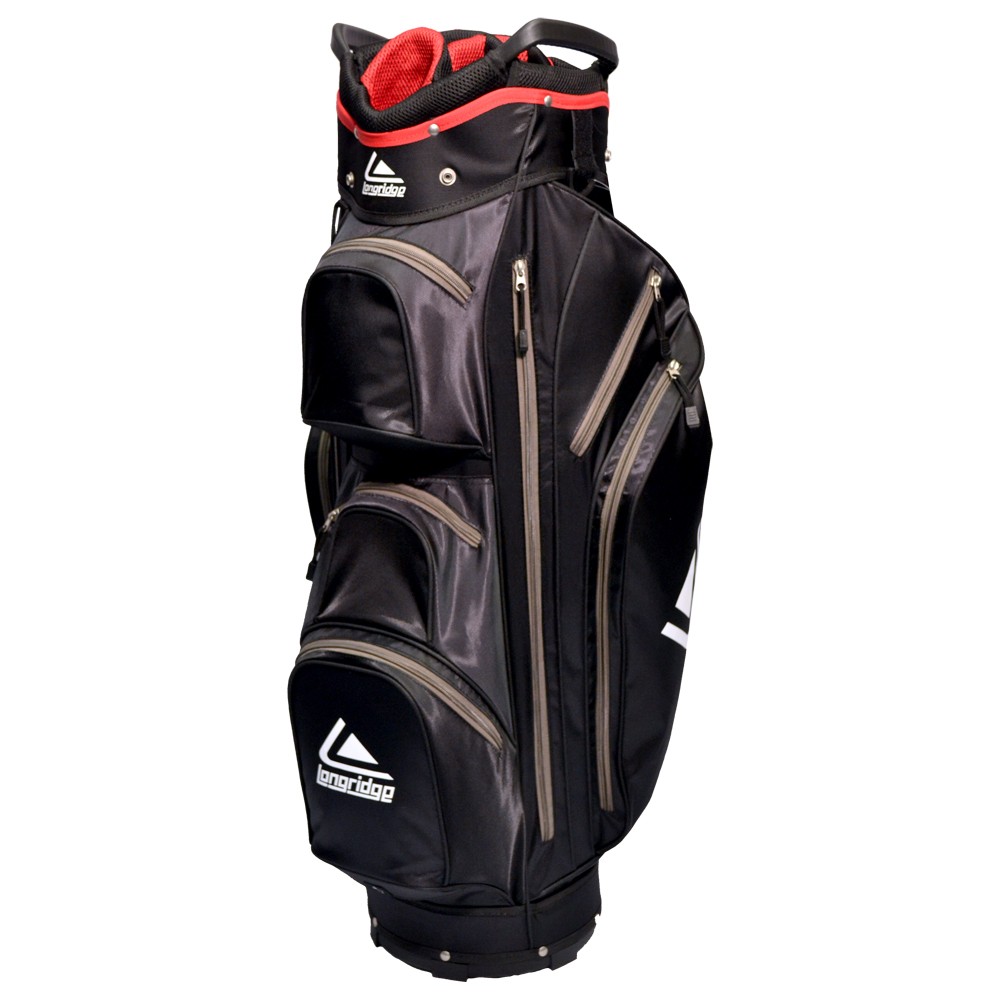 Longridge Executive Golf Cart Bag  - Black/Red