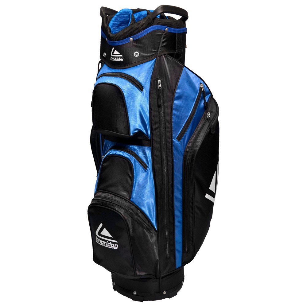 Longridge Executive Golf Cart Bag  - Black/Royal Blue