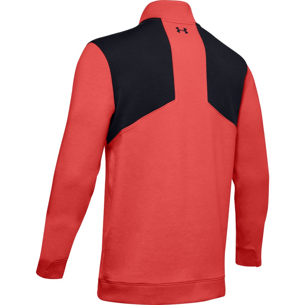 Under Armour Golf UA Storm PlayOff 1/2 Zip Golf Sweater  - Martian Red