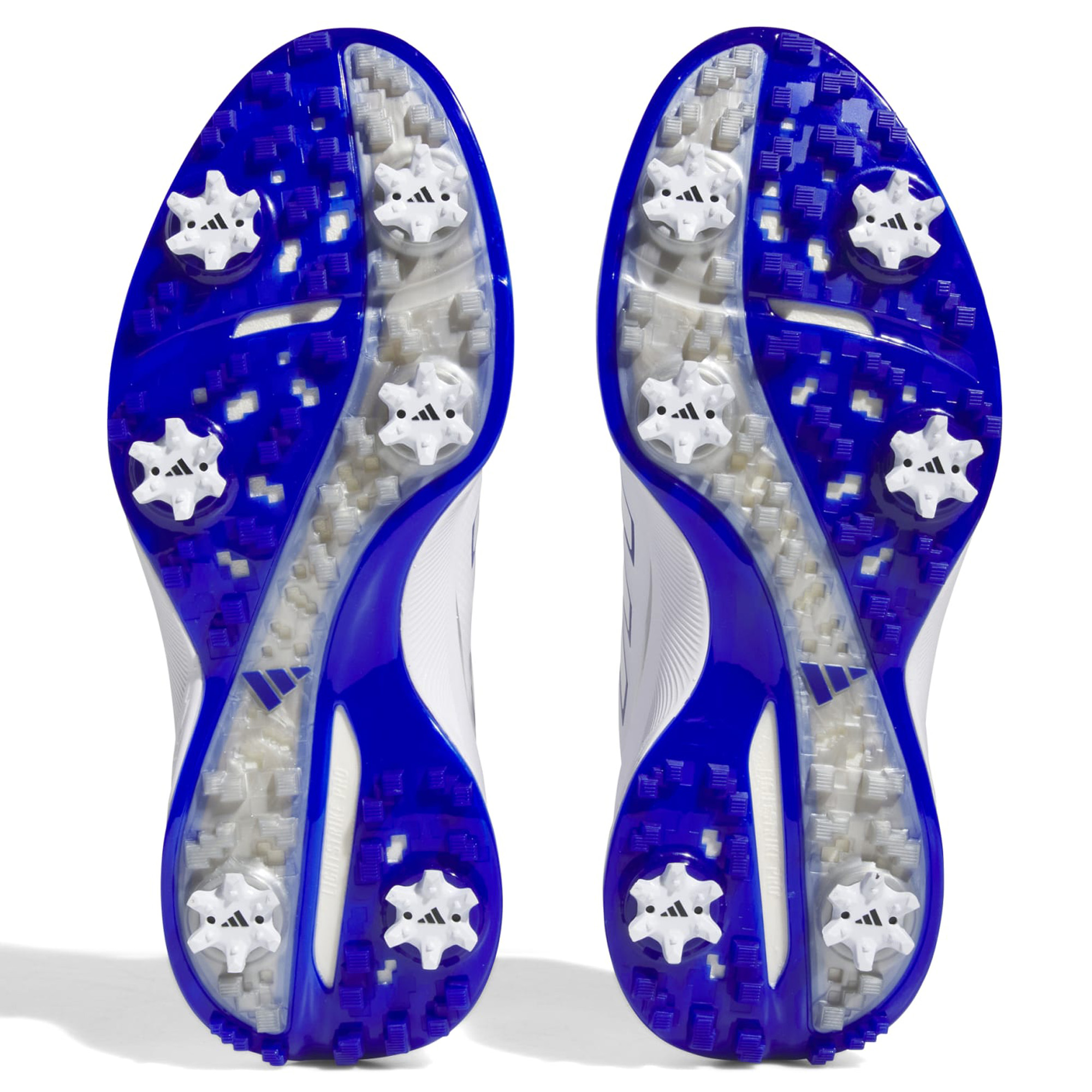 adidas ZG23 Mens Waterproof Lightweight Golf Shoes  - Cloud White/Blue Fusion/Lucid Blue