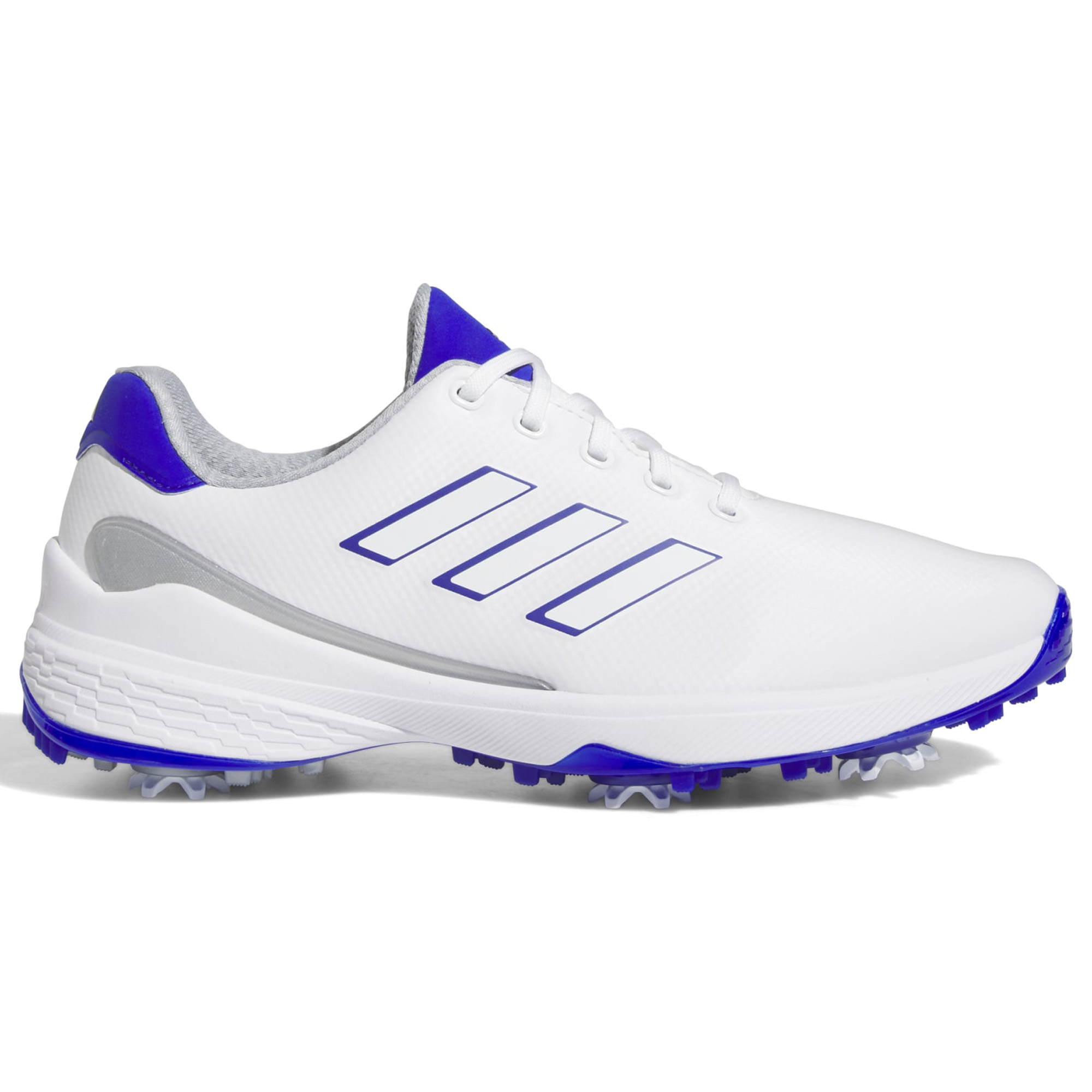 adidas ZG23 Mens Waterproof Lightweight Golf Shoes  - Cloud White/Blue Fusion/Lucid Blue