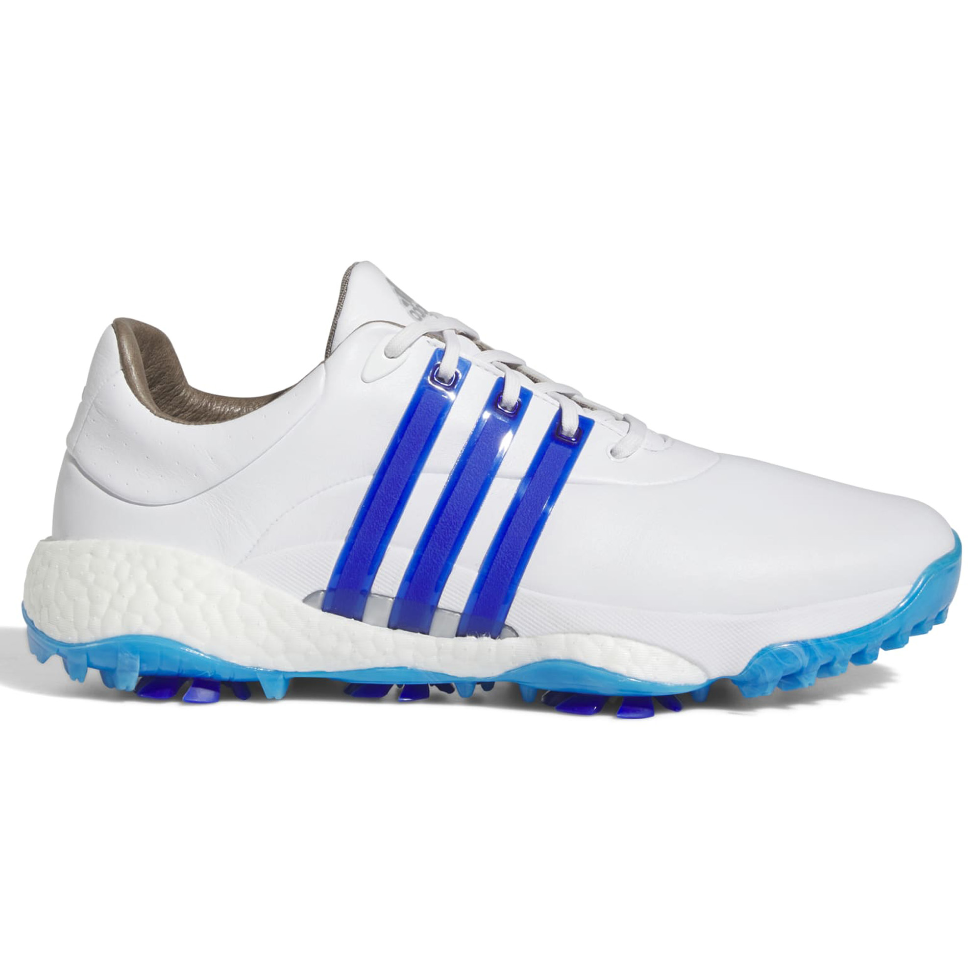 adidas Tour360 22 Mens Golf Shoes  - Cloud White/Lucid Blue/Silver