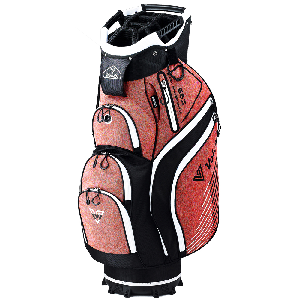 Volvik Jeans Golf Cart Bag  - Red/White