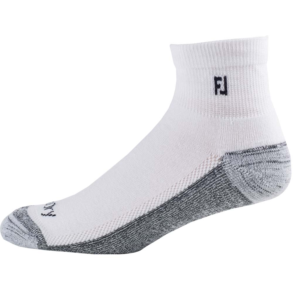 FootJoy Mens ProDry Quarter Socks UK 6-11  - White