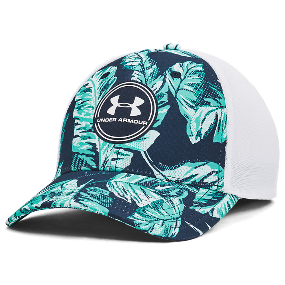 Under Armour Men's UA Iso-Chill Adjustable Mesh Cap  - Academy/White