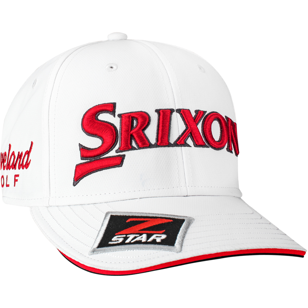 Srixon SRX Tour Staff Golf Baseball Cap  - White/Red