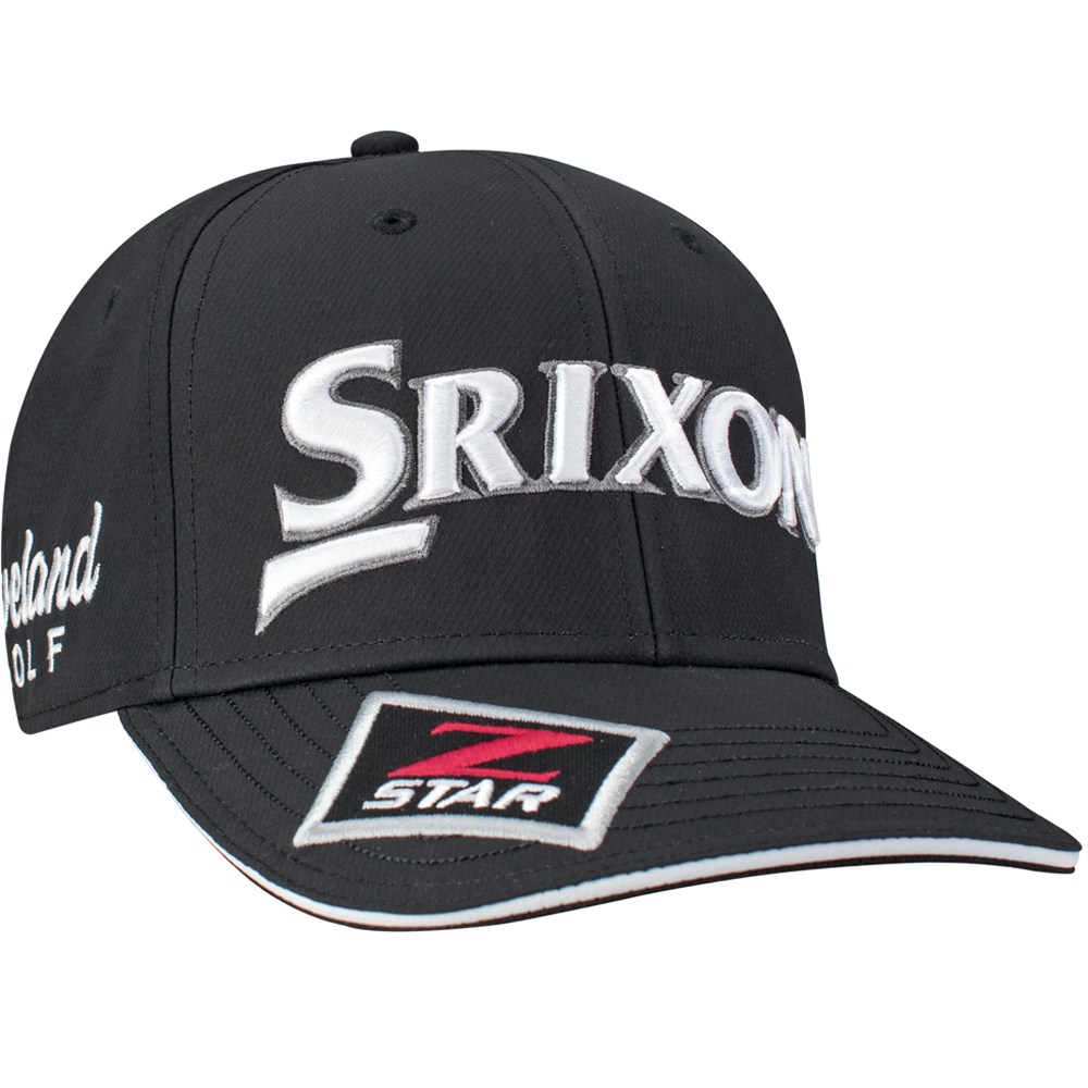 Srixon SRX Tour Staff Golf Baseball Cap  - Black/White