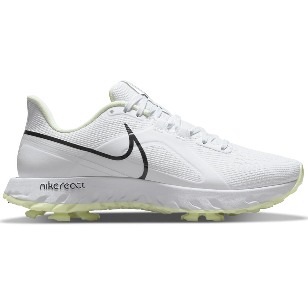 Nike React Infinity Pro Waterproof Golf Shoes  - White/Black/Volt