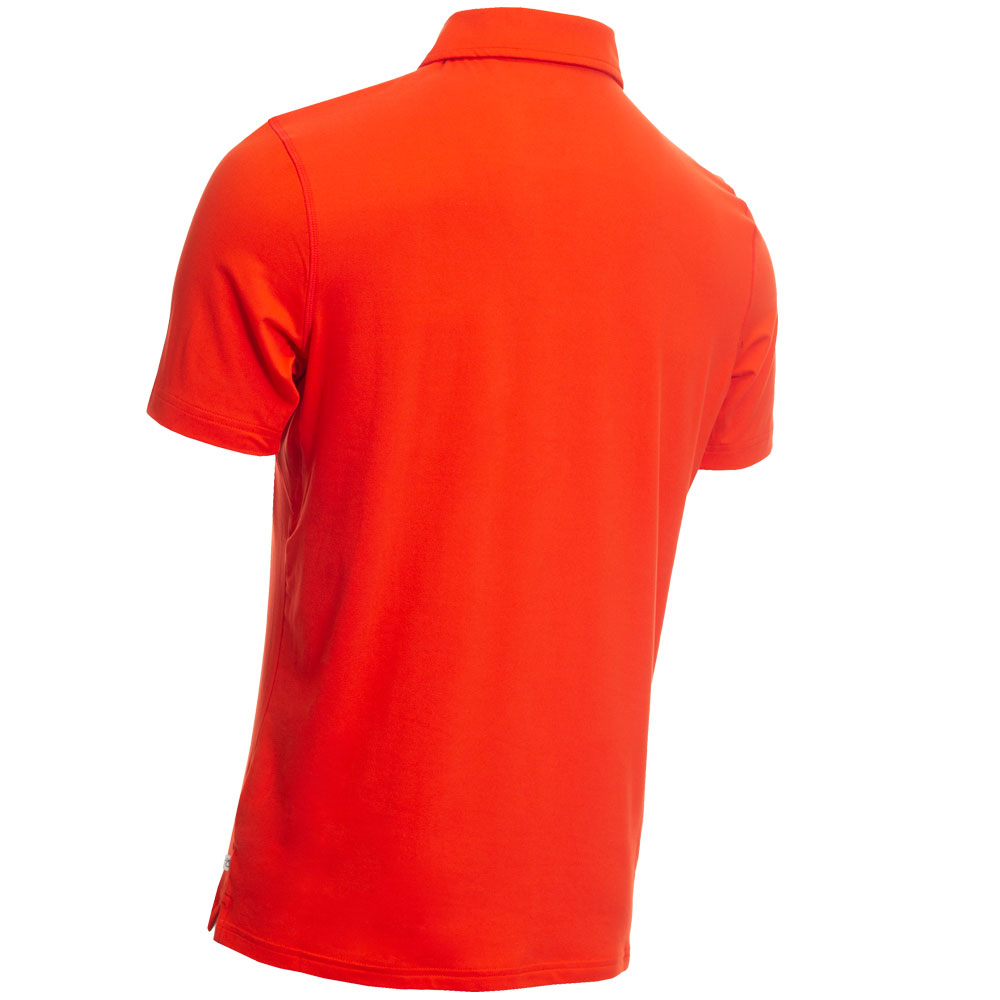 Calvin Klein Mens Newport Golf Polo Shirt  - Fiery Red