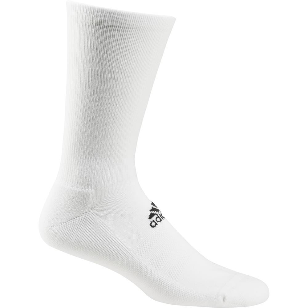 adidas Basic Crew Golf Socks (UK 8.5-11.5)  - White