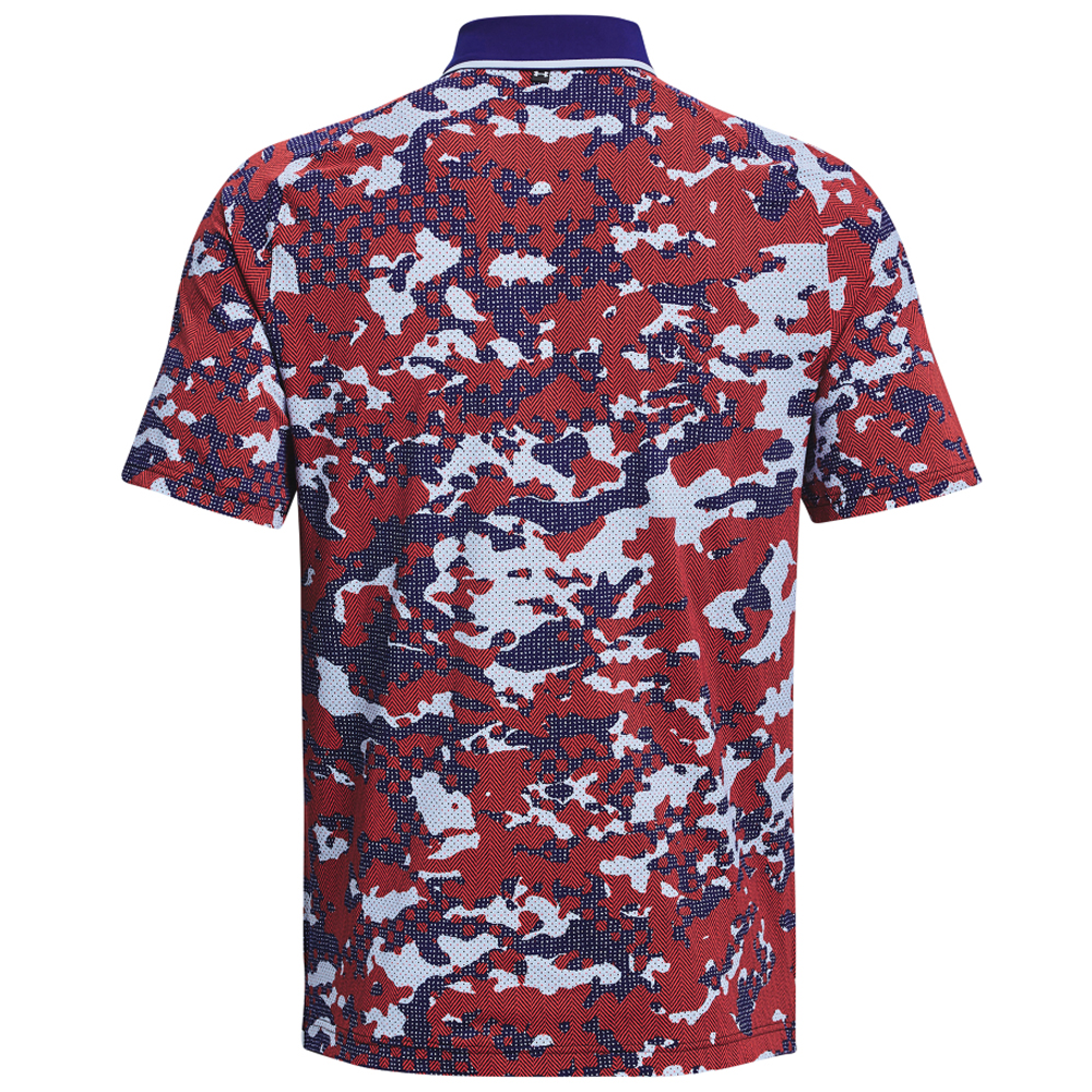 Under Armour Men's UA Iso-Chill Charged Camo Polo Shirt  - Oxford Blue/Bauhaus Blue