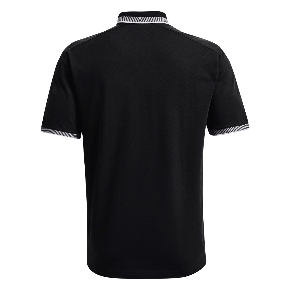 Under Armour Mens UA Ace Golf Polo Shirt  - Black/Steel