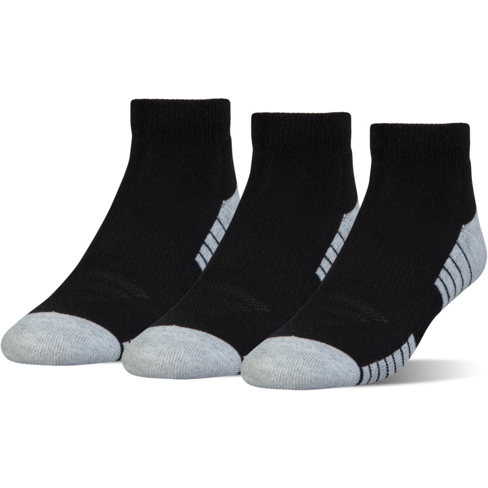 Under Armour HeatGear Tech Low Cut Sports Mens Ankle Socks  - Black