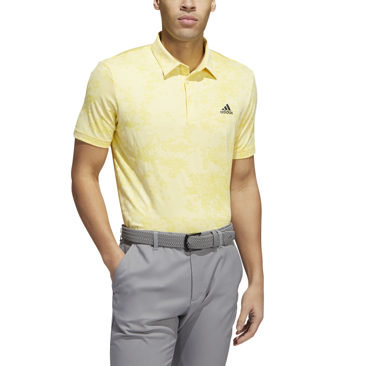Adidas Jaquard Golf Polo Shirt 