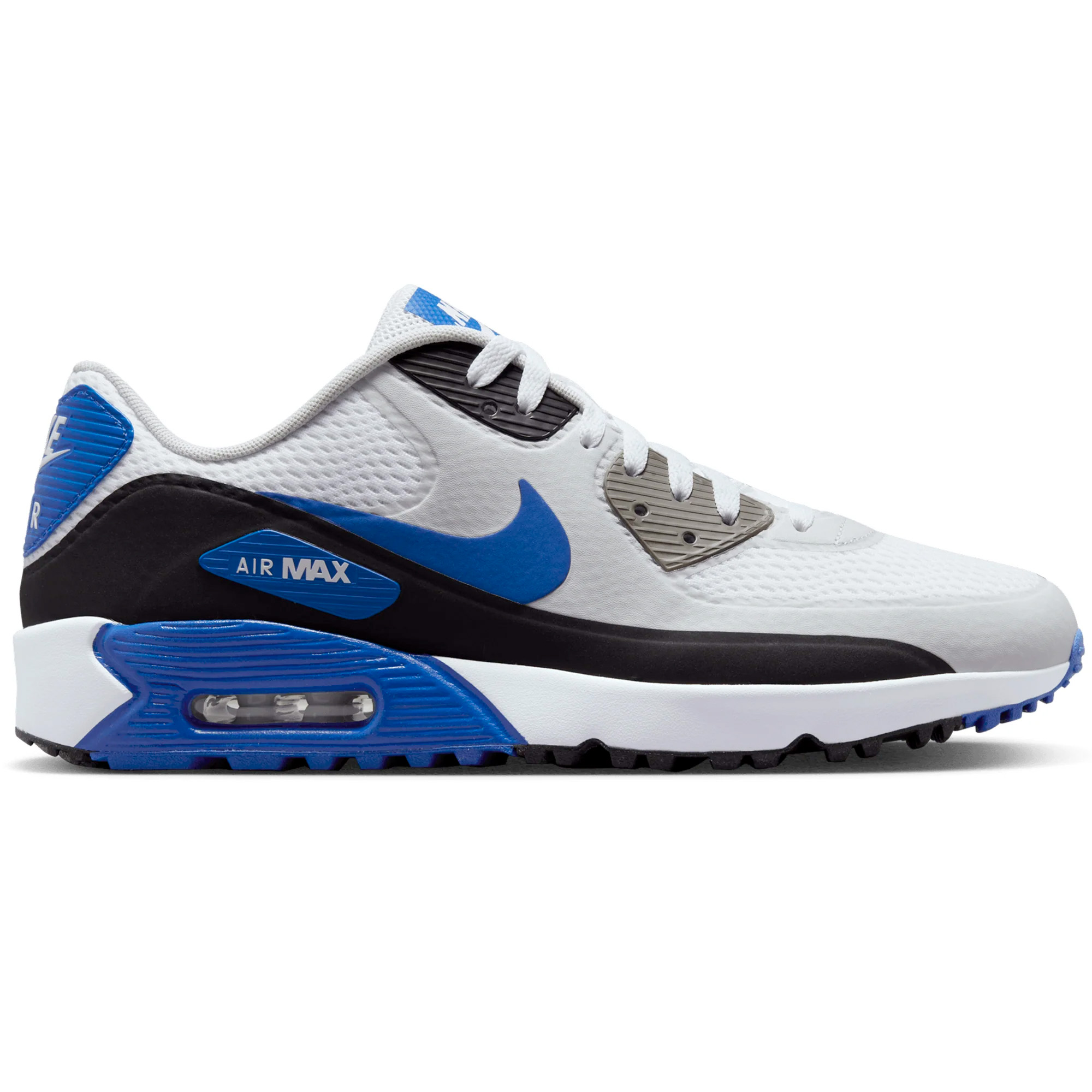 nike air max golf shoes blue and white