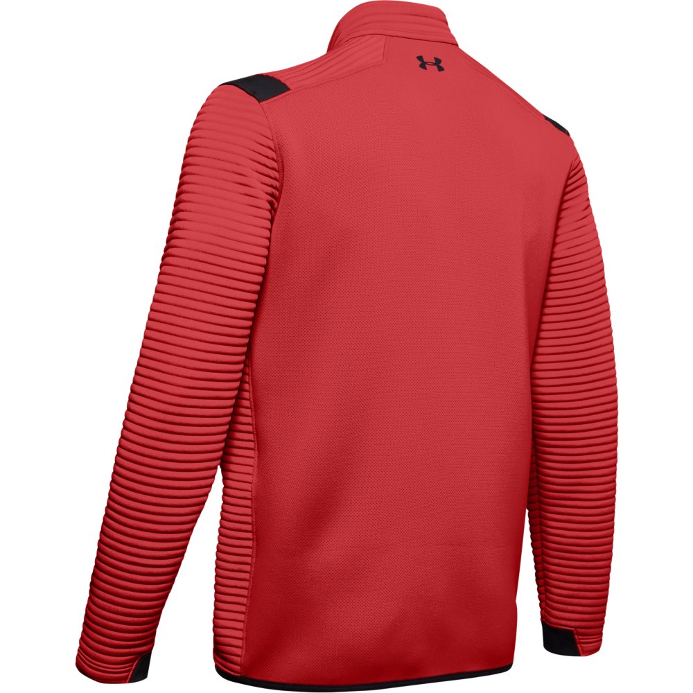 Under Armour Golf UA Storm Daytona Mens 1/2 Zip Sweater  - Martian Red