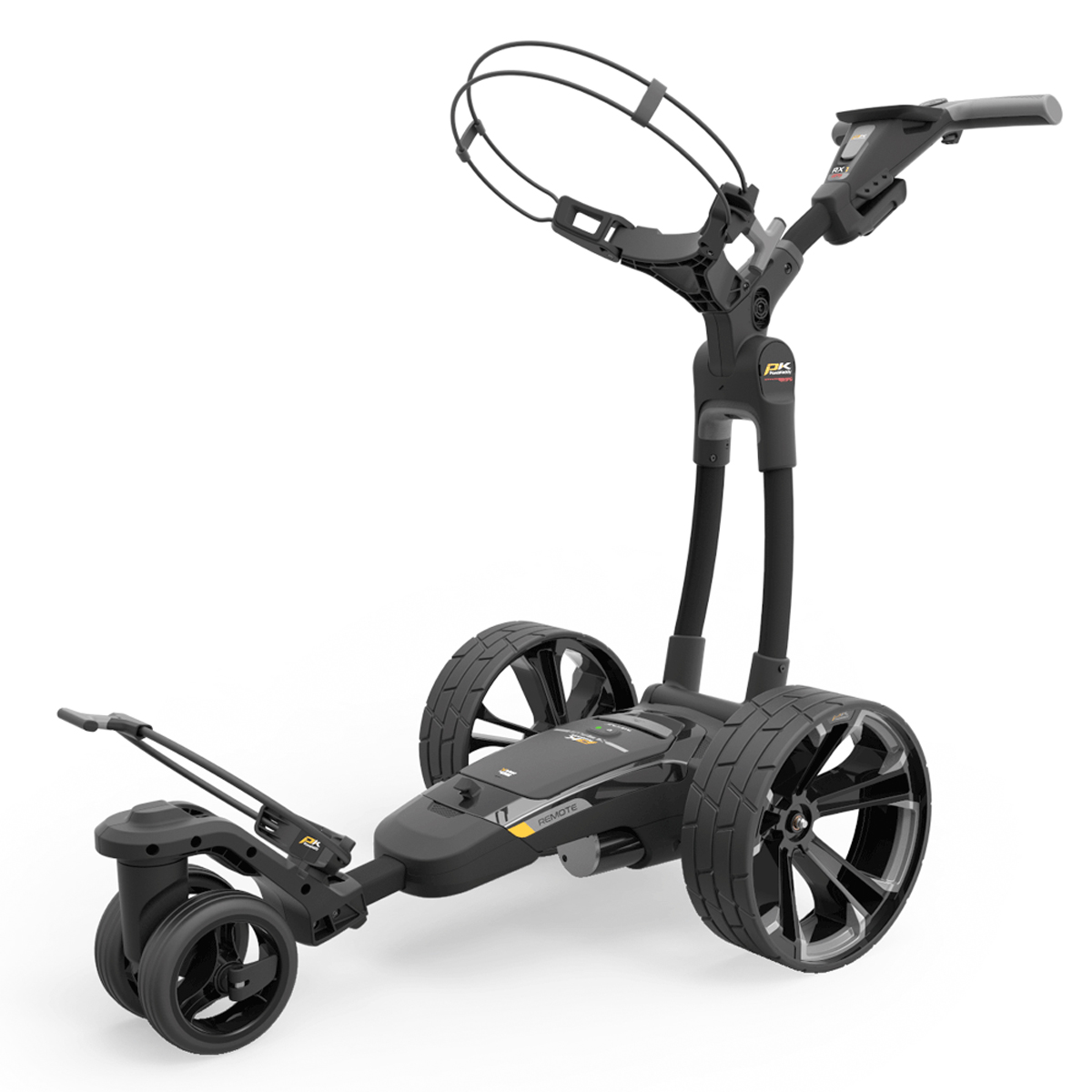 PowaKaddy RX1 Remote GPS Electric Golf Trolley XL-Plus Lithium Battery ...