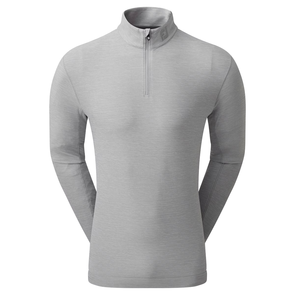 FootJoy Space Dye Chill-Out Mens Golf Pullover  - Grey