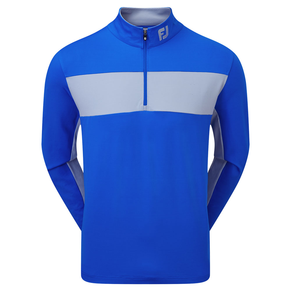 FootJoy Engineered Chest Stripe Chill Out  - Royal/Dove Grey