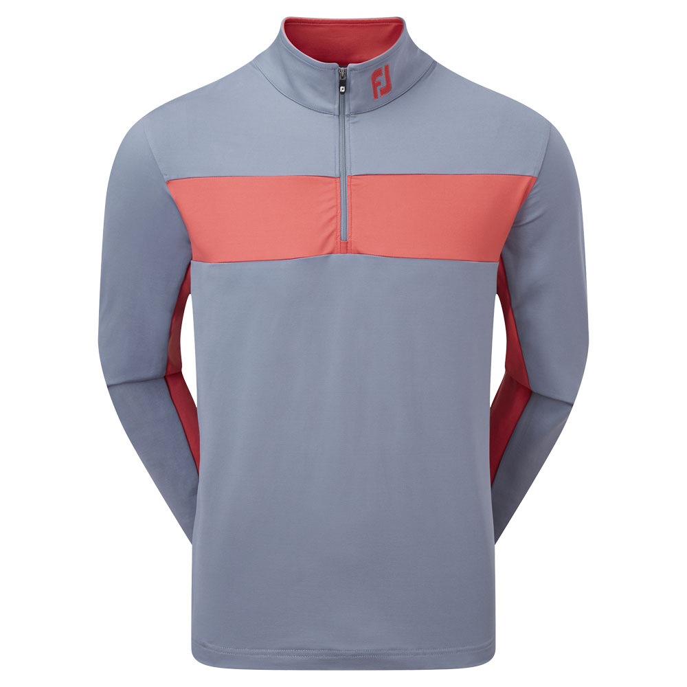 FootJoy Engineered Chest Stripe Chill Out  - Graphite/Coral