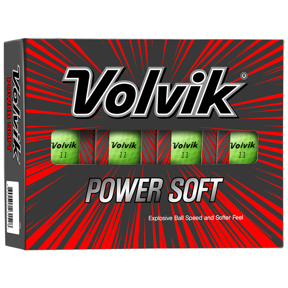 Volvik Power Soft Bright Golf Balls / 1 Dozen  - Green