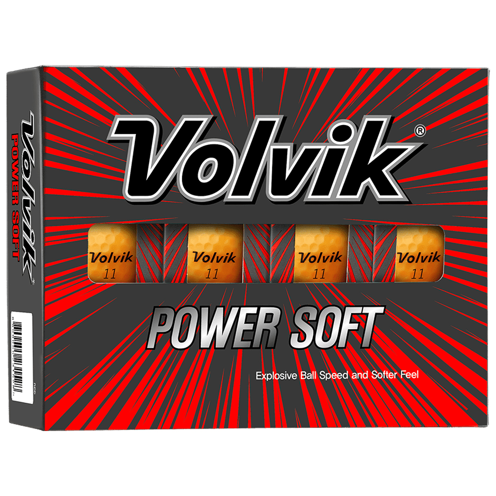 Volvik Power Soft Bright Golf Balls / 1 Dozen  - Orange