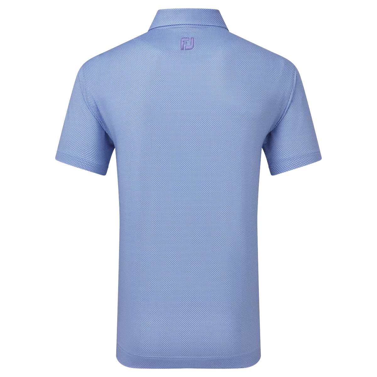FootJoy EU Octagon Print Lisle Mens Golf Polo Shirt  - Mist