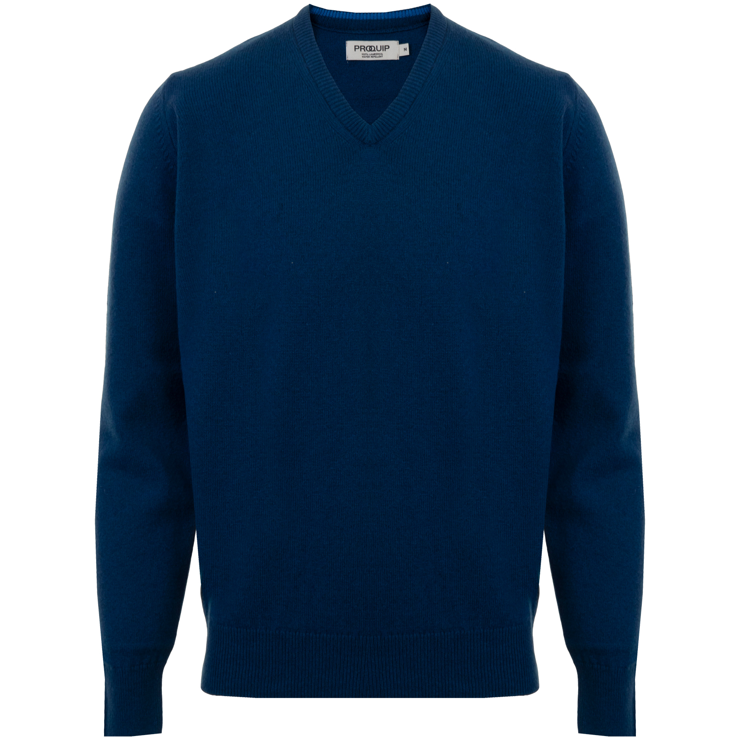 Proquip Mens Lambswool V-Neck Golf Sweater  - Military
