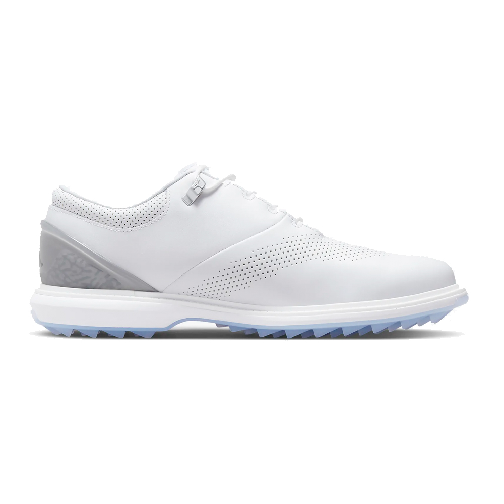 Nike Golf Air Jordan ADG 4 Spikeless Golf Shoes  - White/Black/Pure Platinum