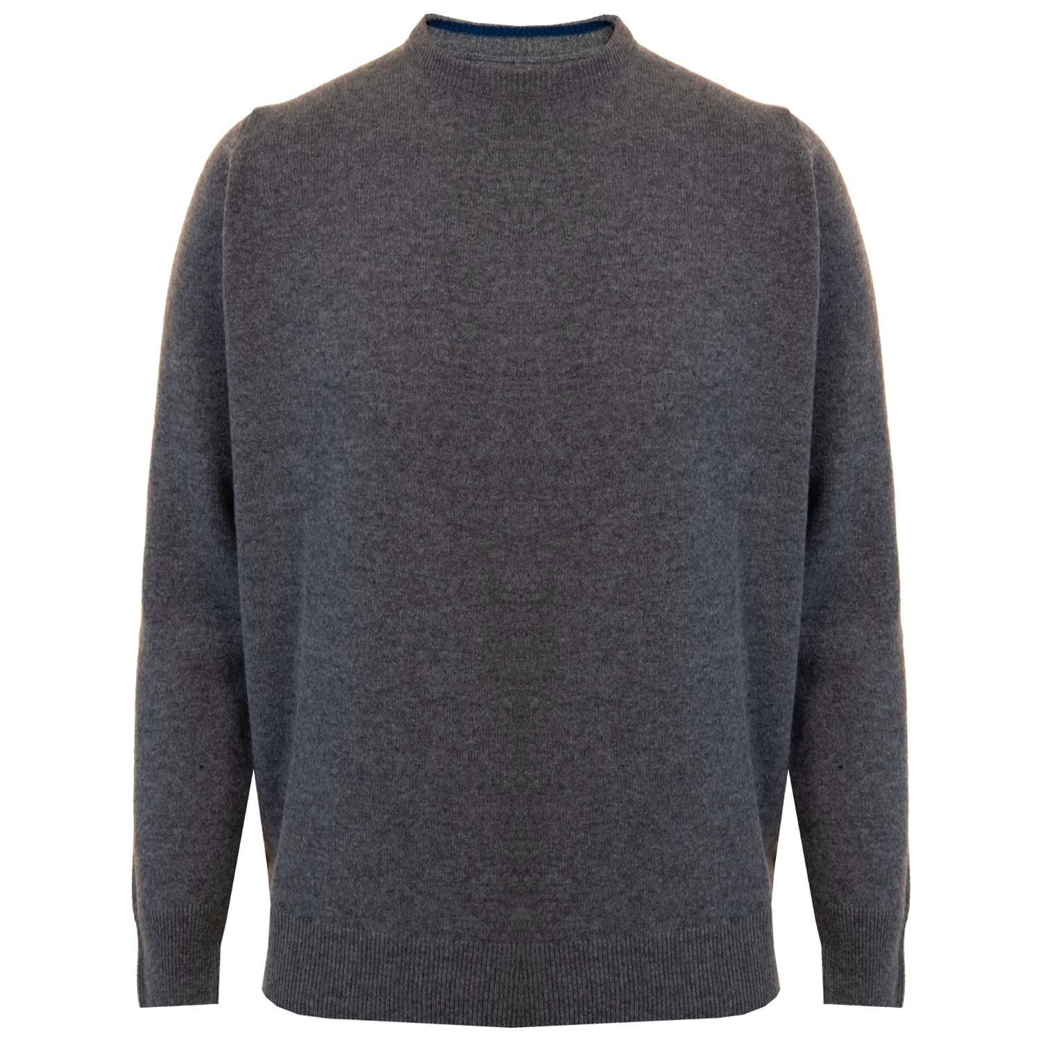 Proquip Mens Lambswool Crew Neck Golf Sweater Jumper Pullover  - Grey