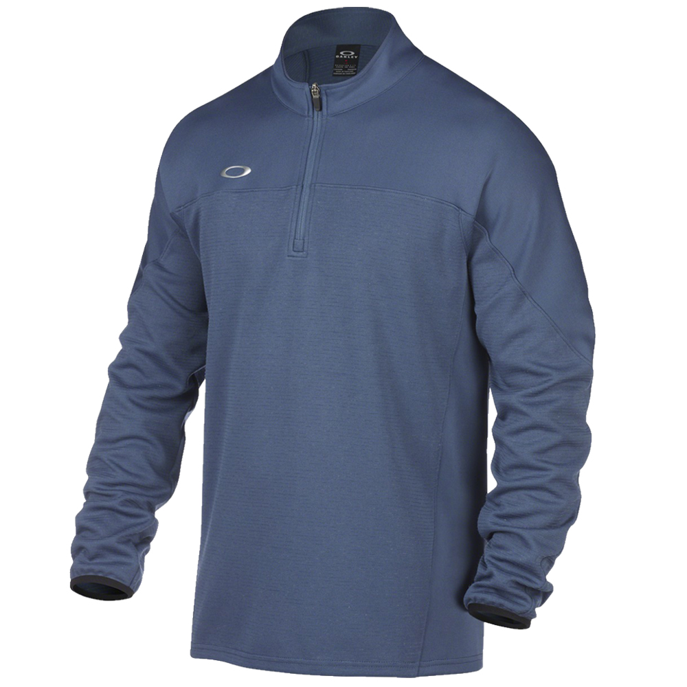 Oakley Golf Gridlock1/2 Zip Mens Sweater  - Blue Indigo