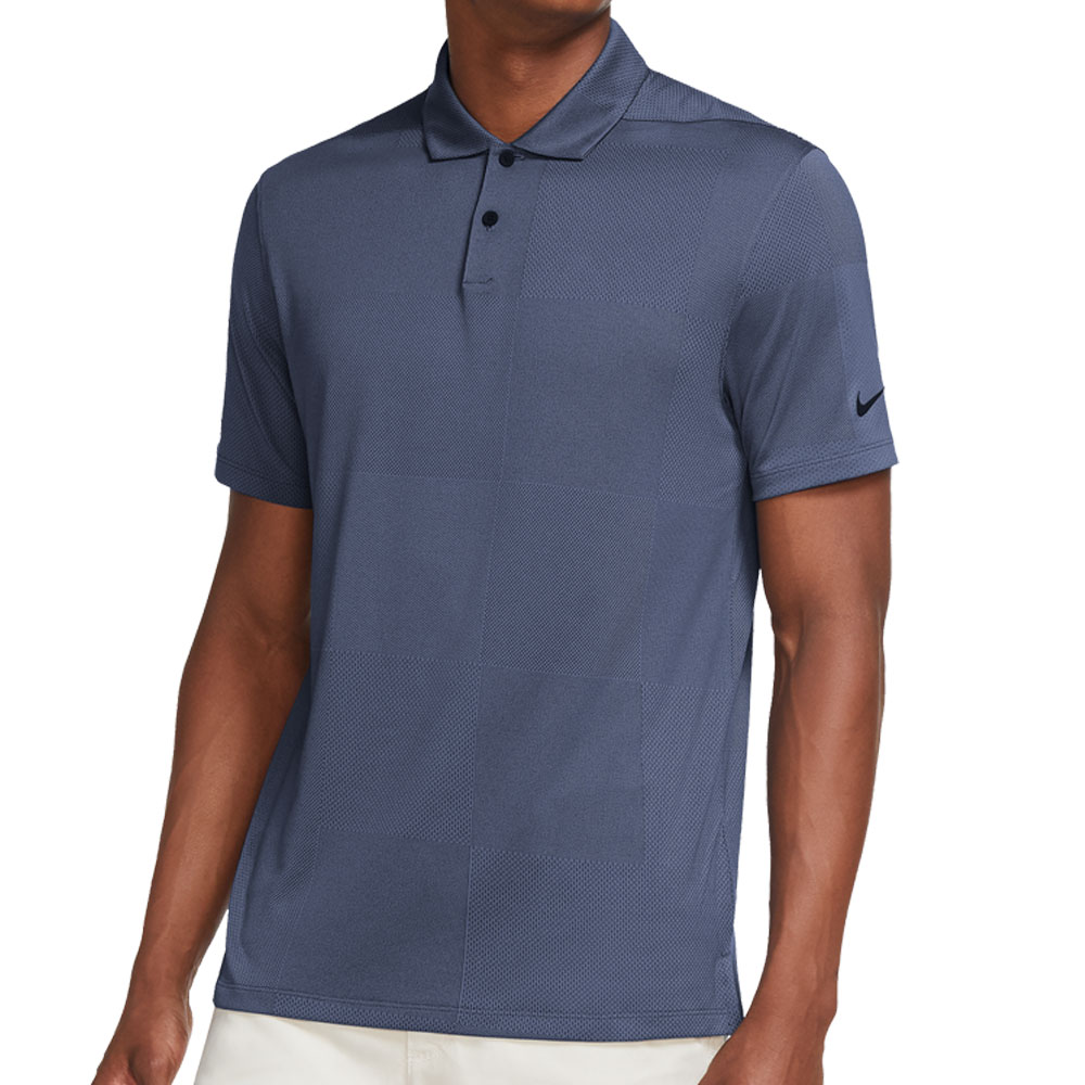 Nike Dri-Fit Vapor Jacquard Golf Polo Shirt  - Obsidian