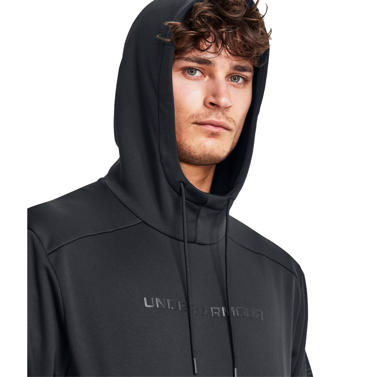 Under Armour Fleece® Graphic Hoodie Black - Terraces Menswear