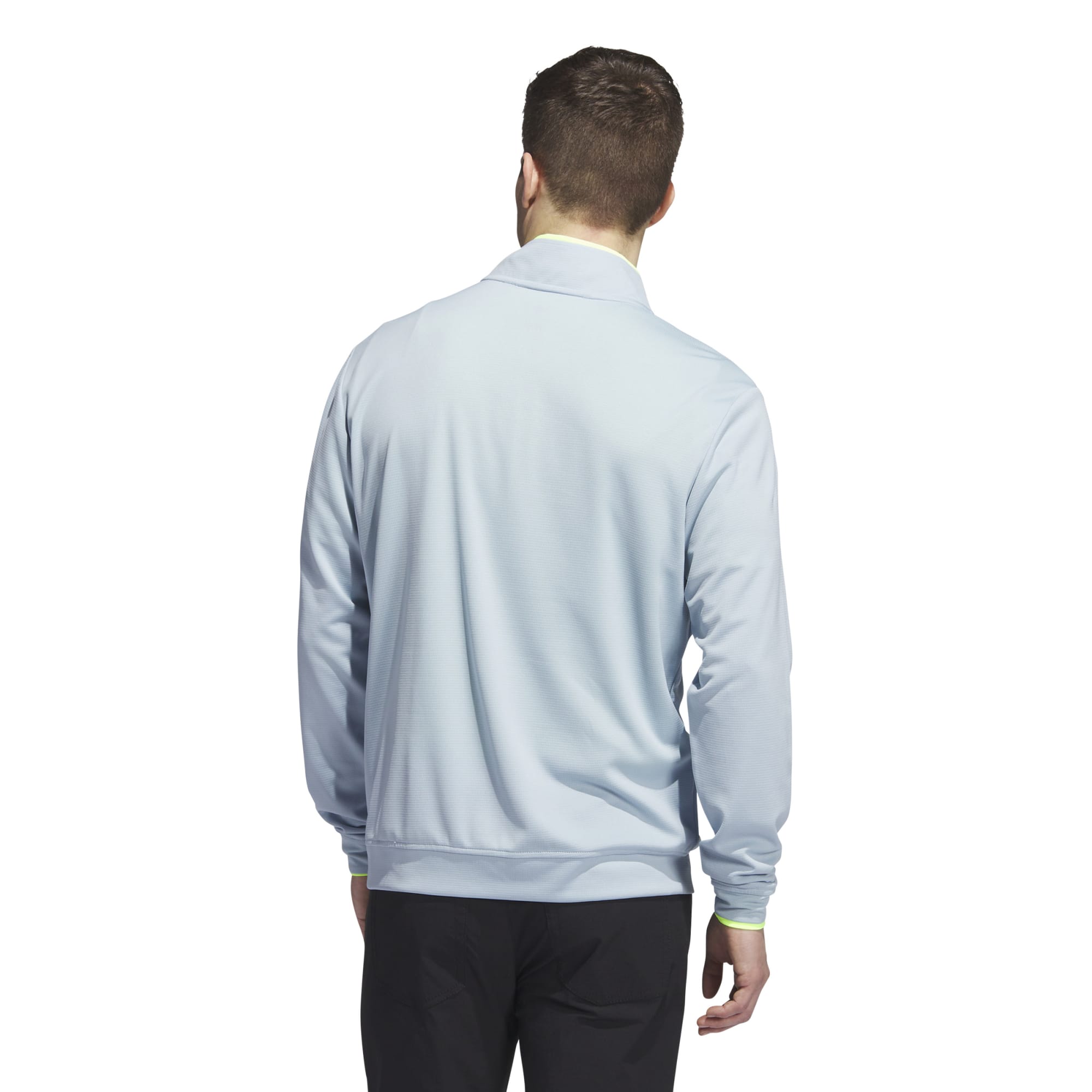 adidas Mens Primegreen UPF Lightweight Quarter Zip Pullover  - Wonder Blue