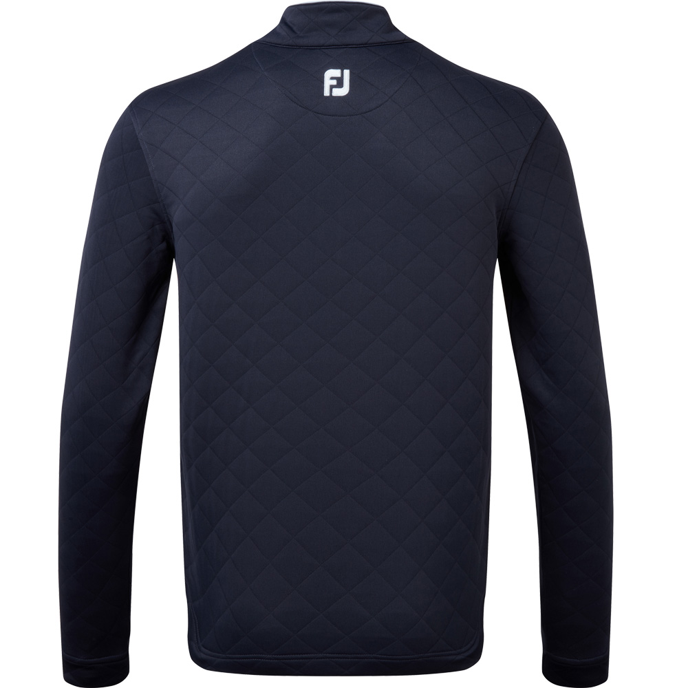 FootJoy Diamond Quilted Chill Out Extreme Golf Pullover  - Navy
