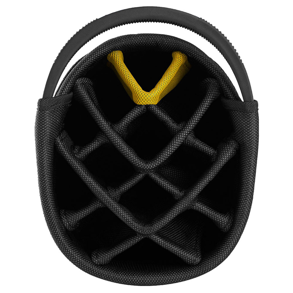 PowaKaddy X-Lite 14 Way Divider Cart Bag  - Black/Yellow/Titanium