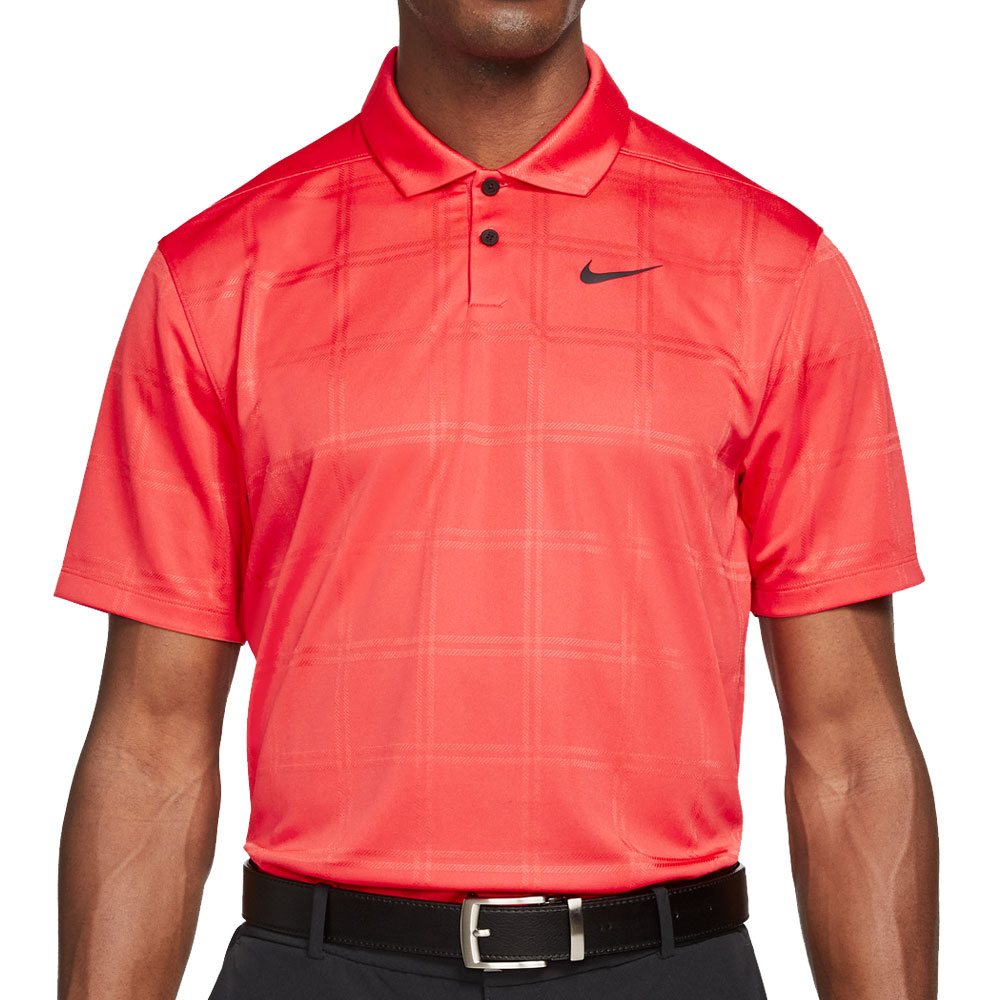 Nike Golf Dri-Fit Vapor Texture Polo Shirt  - Track Red