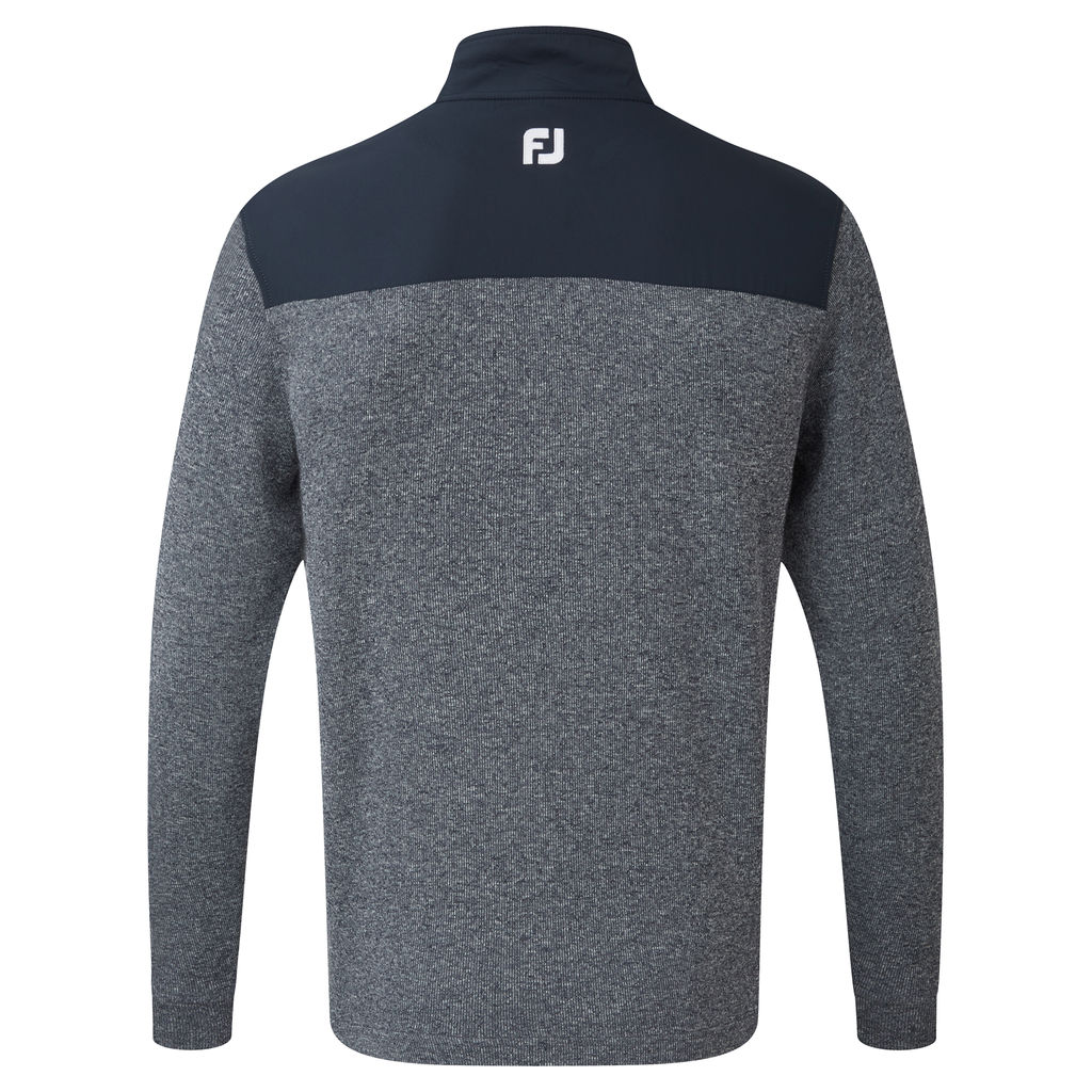FootJoy Mens Flat Back Rib & Woven Chillout Golf Pullover Sweater ...